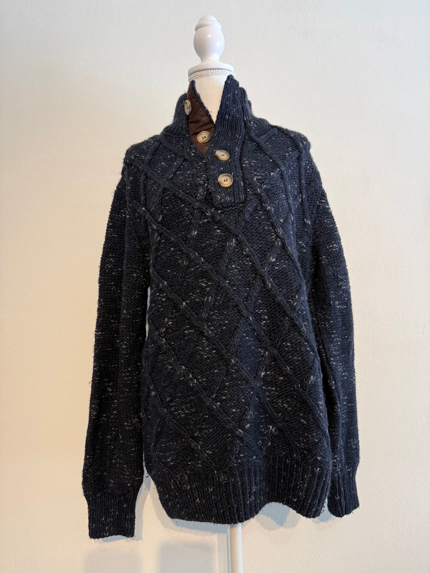 Maglione Esprit blu con bottoni