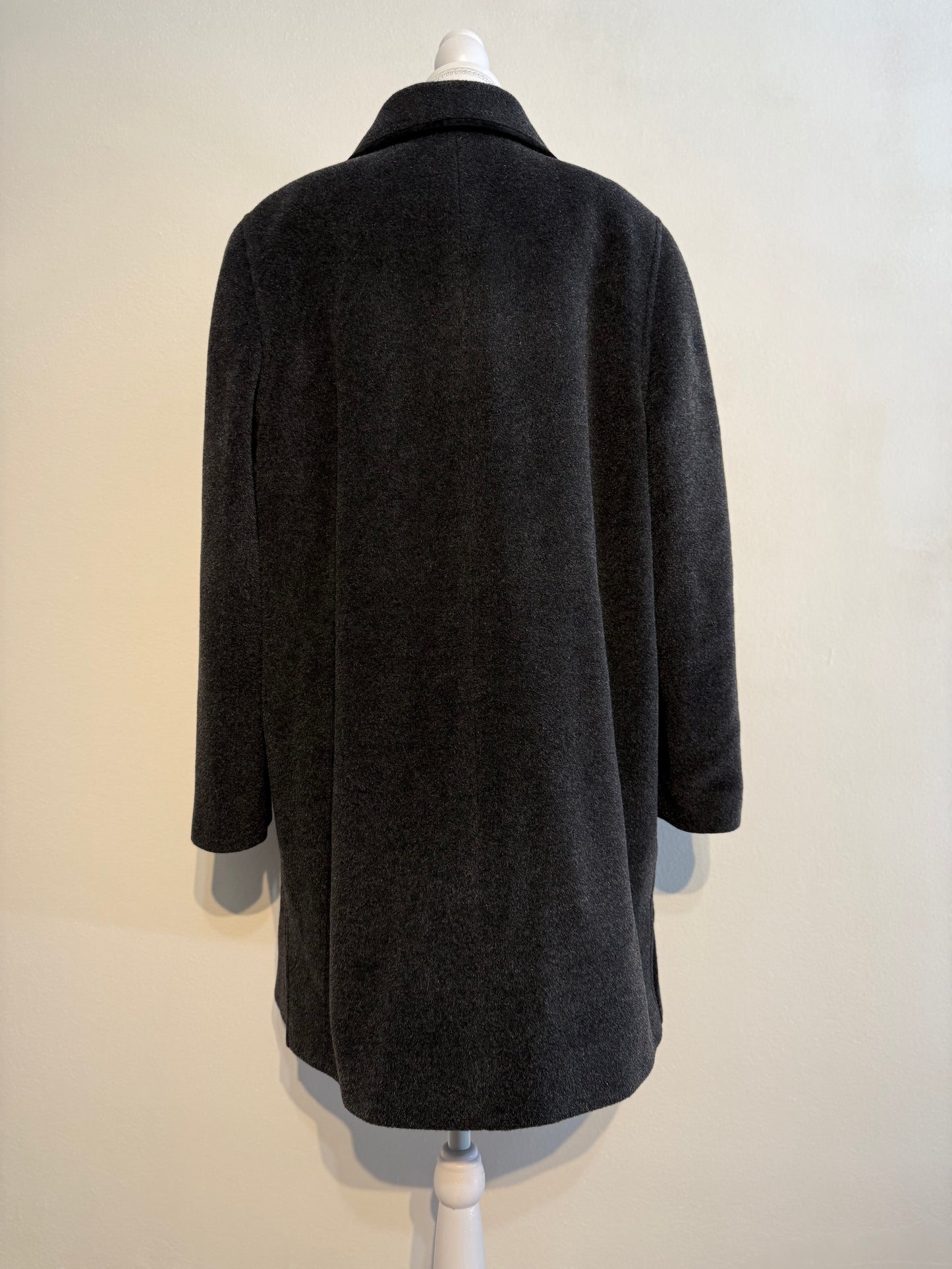 Cappotto classico vintage in lana e mohair