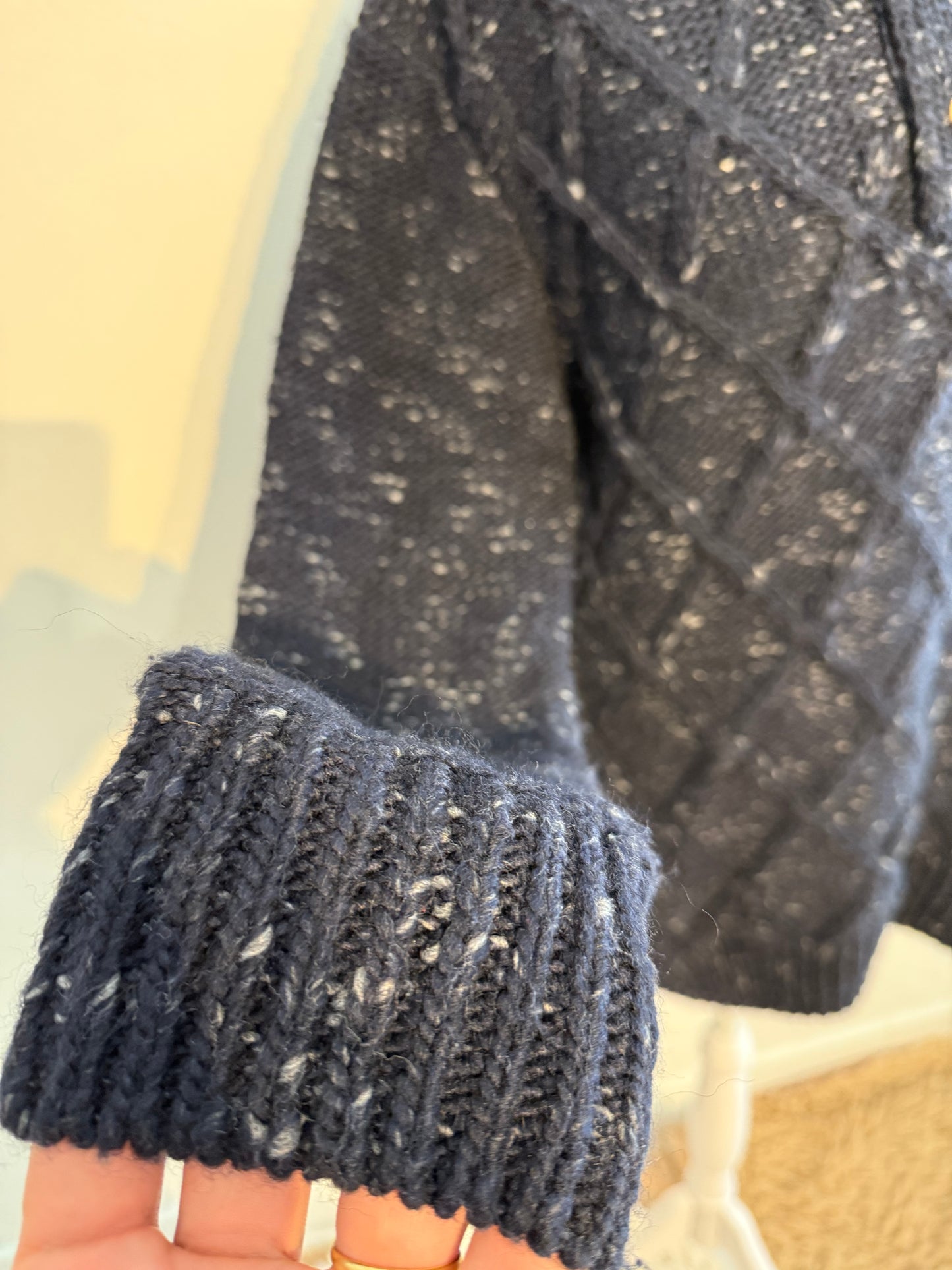 Maglione Esprit blu con bottoni