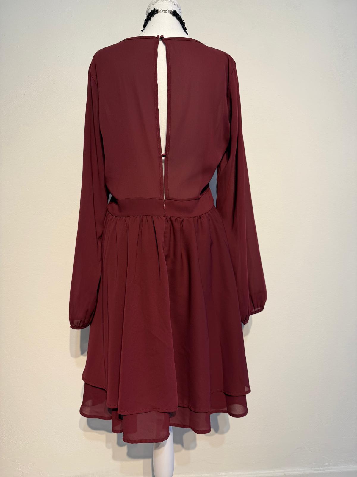 Vestito bordeaux Xetra