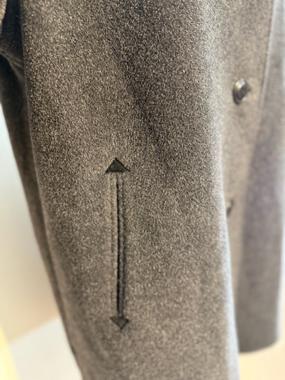 Cappotto classico vintage in lana e mohair