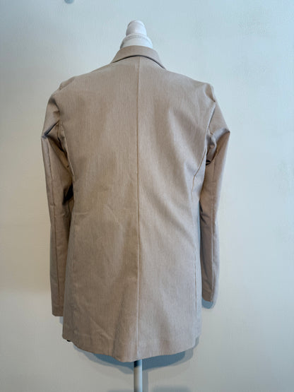 Blazer Vintage donna beige rigato