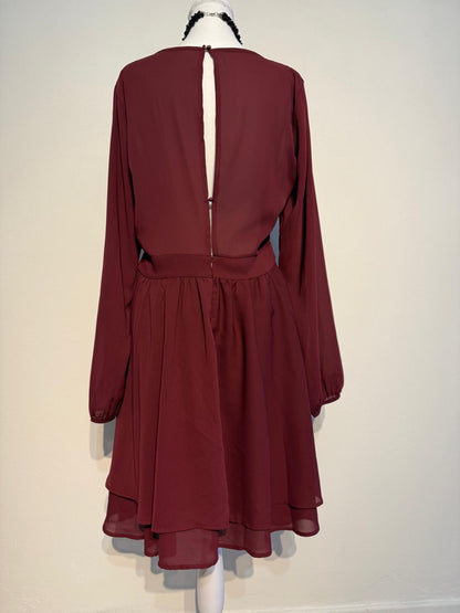 Vestito bordeaux Xetra